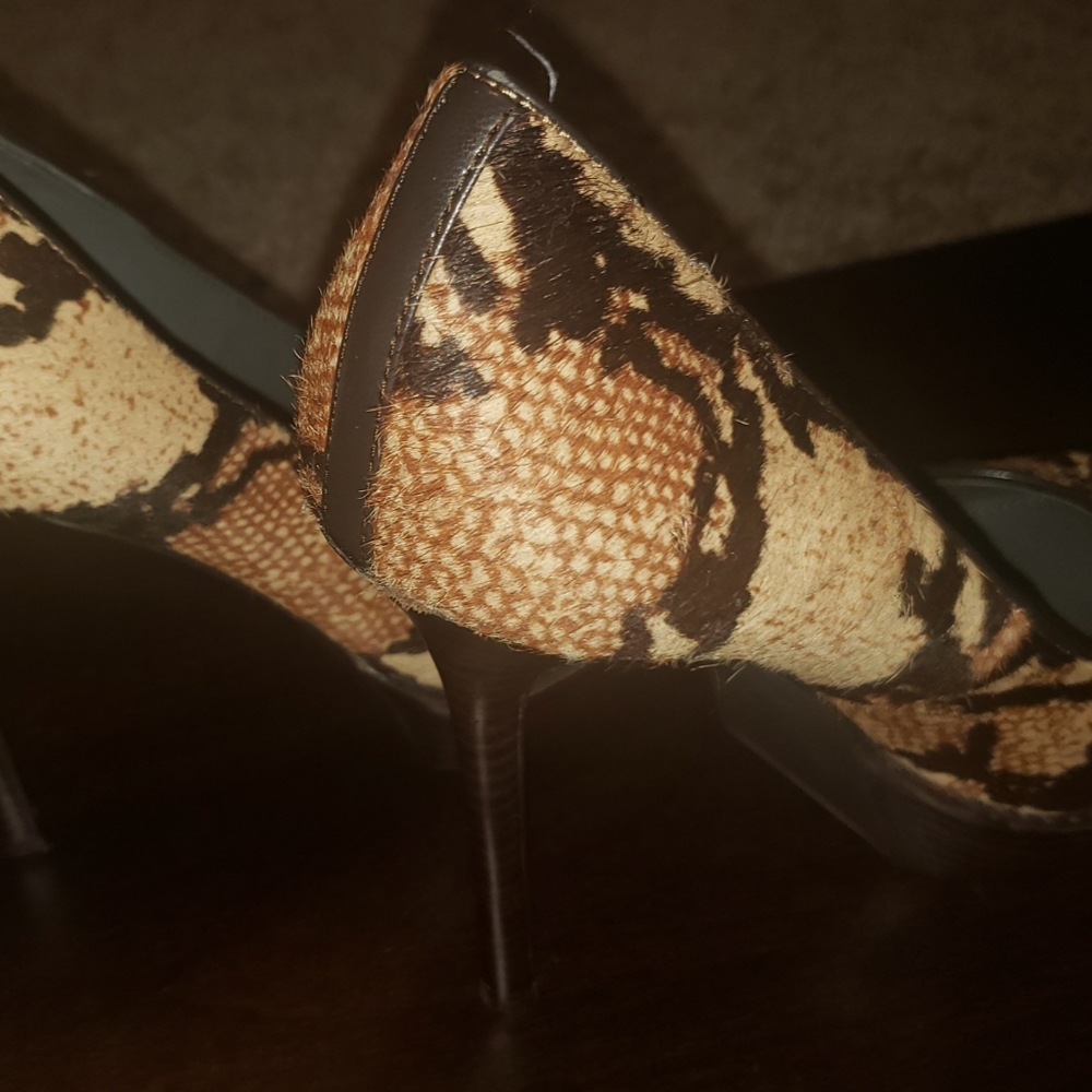 Animal Haired Calvin Klein Heels